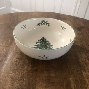Spode Christmas Tree 7” soup chili cereal bowl oversized pasta